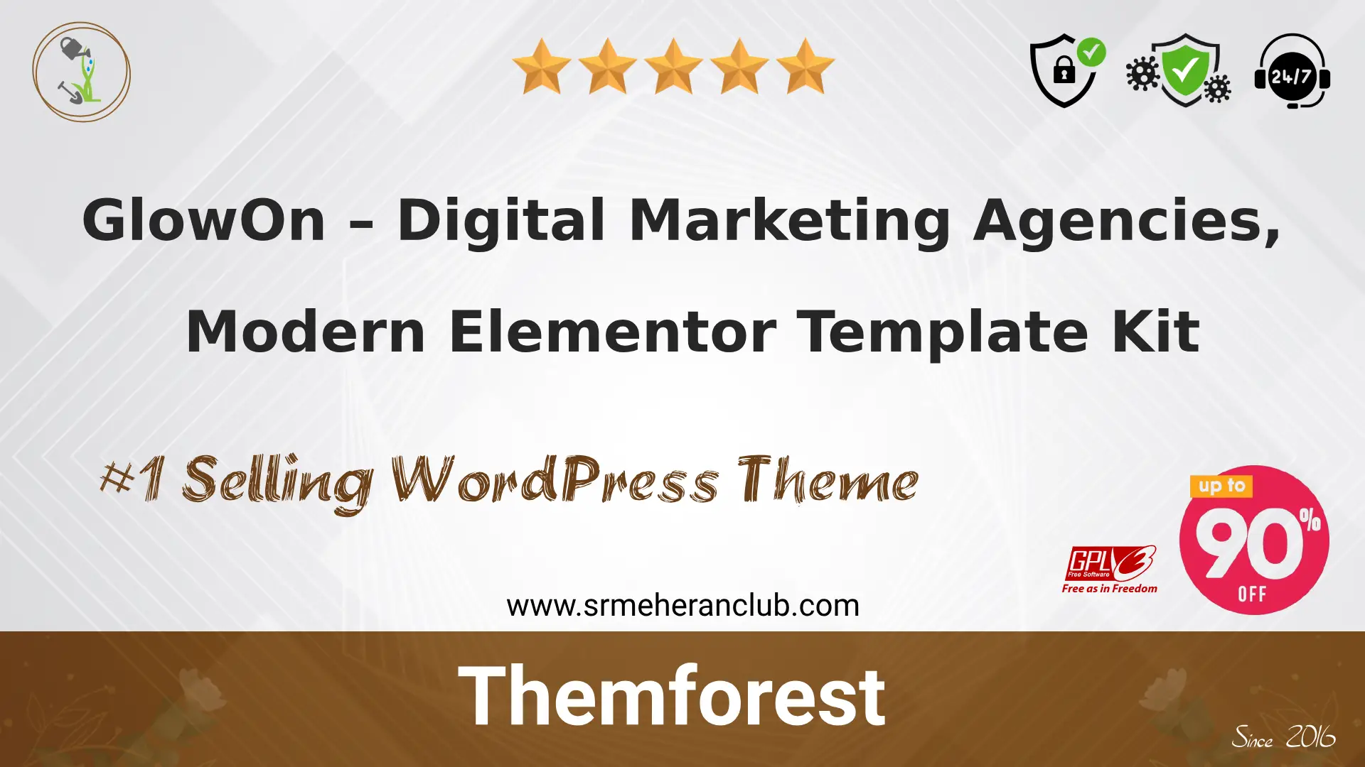 GlowOn – Digital Marketing Agencies, Modern Elementor Template Kit