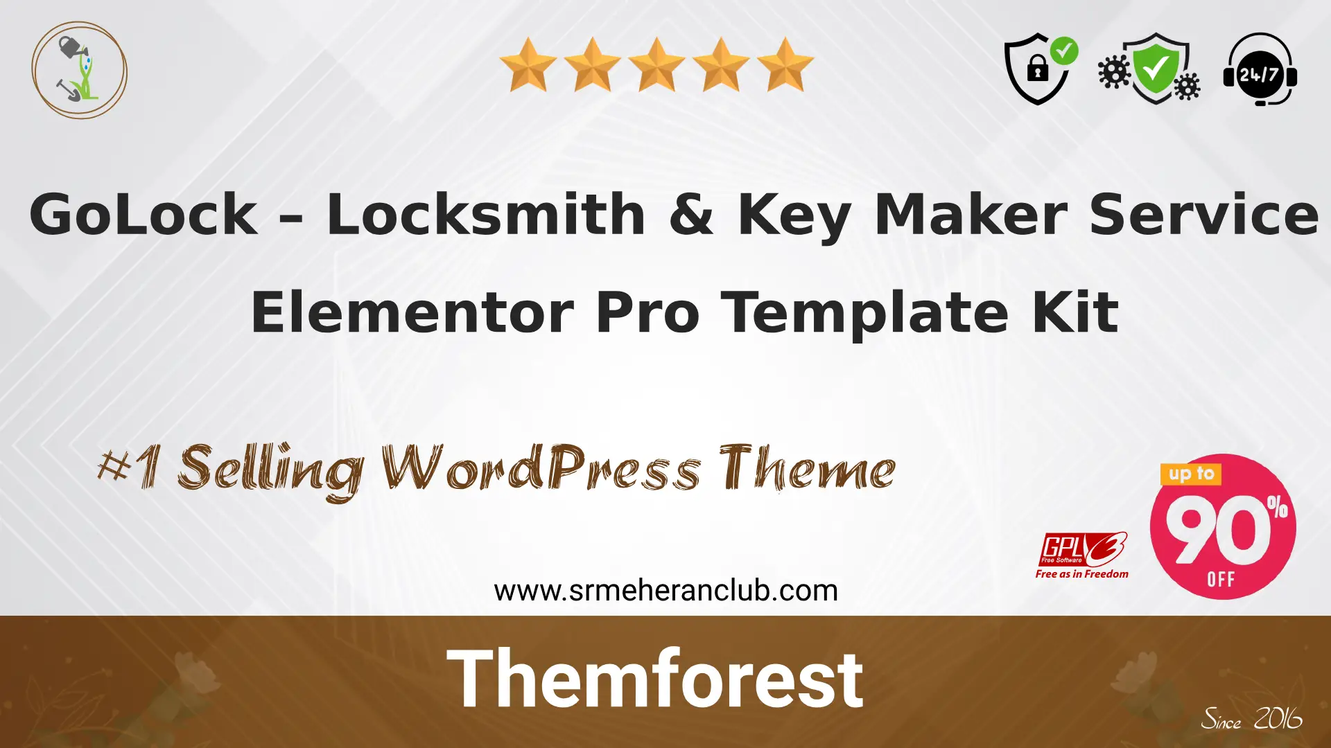GoLock – Locksmith & Key Maker Service Elementor Pro Template Kit — Elementor Kit by Themeforest