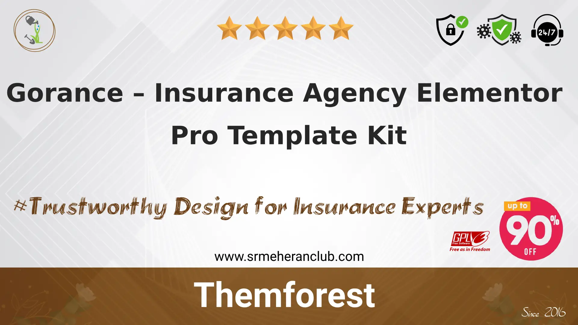 Gorance – Insurance Agency Elementor Pro Template Kit