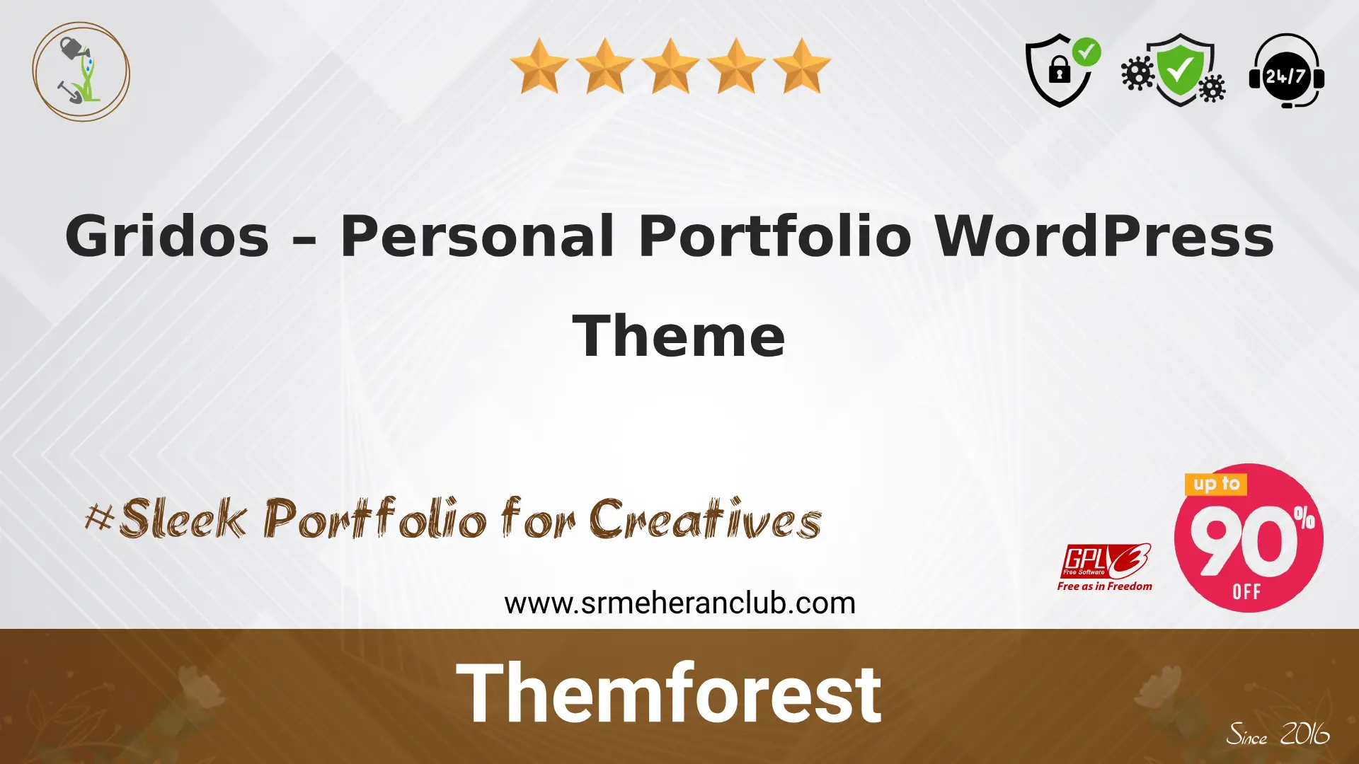 Gridos – Personal Portfolio WordPress Theme — Theme by Themeforest