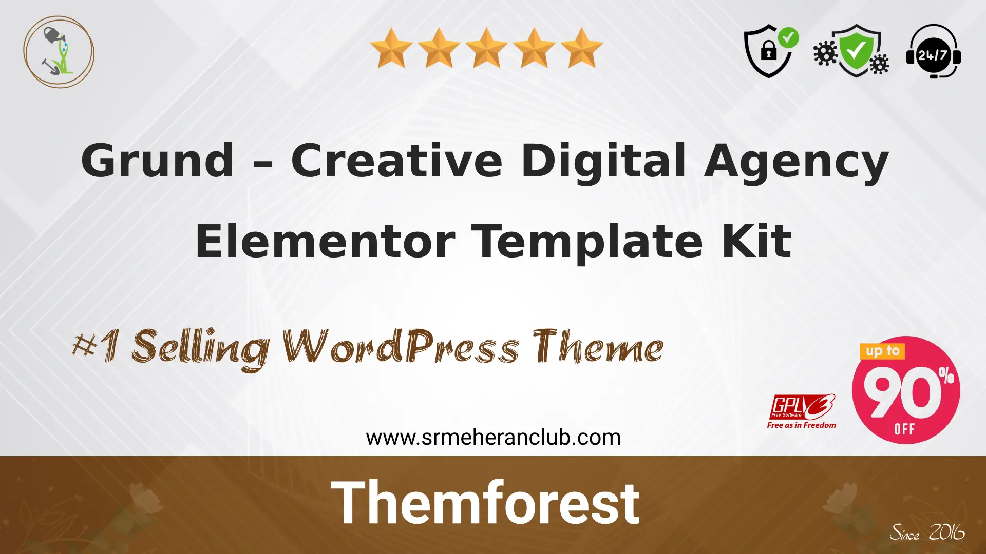 Grund – Creative Digital Agency Elementor Template Kit