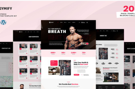 Product Image - Gymify – Gym & Fitness Elementor Pro Template Kit Product Image - Gymify – Gym & Fitness Elementor Pro Template Kit