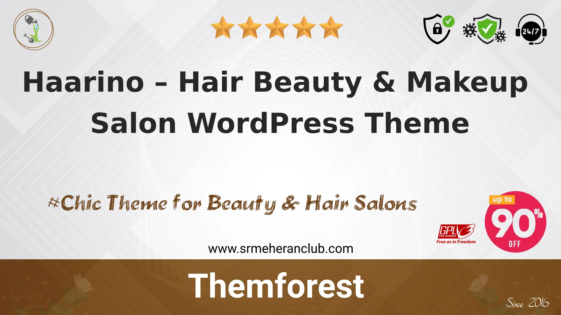 Haarino – Hair Beauty & Makeup Salon WordPress Theme