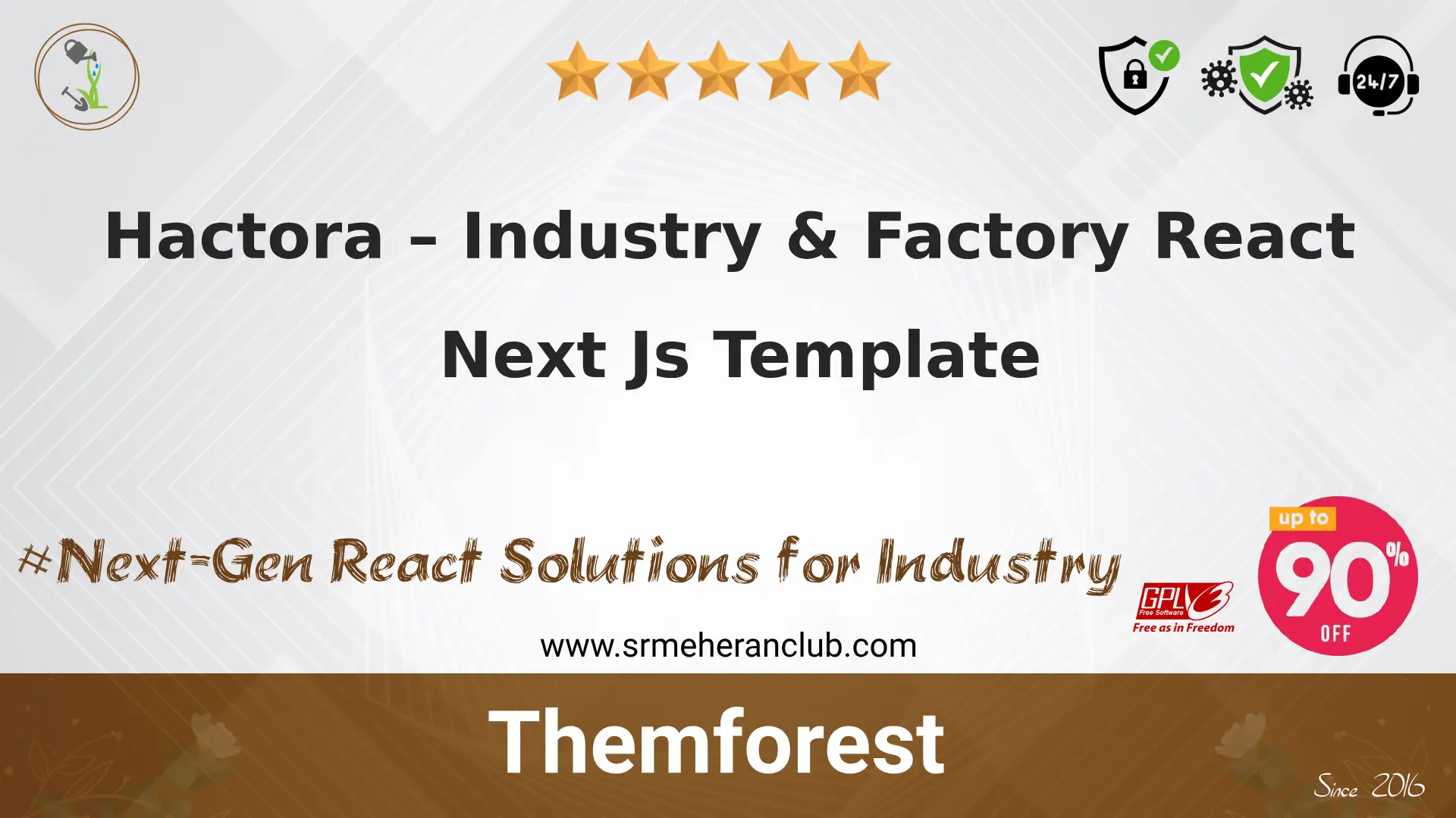 Hactora – Industry & Factory React Next Js Template