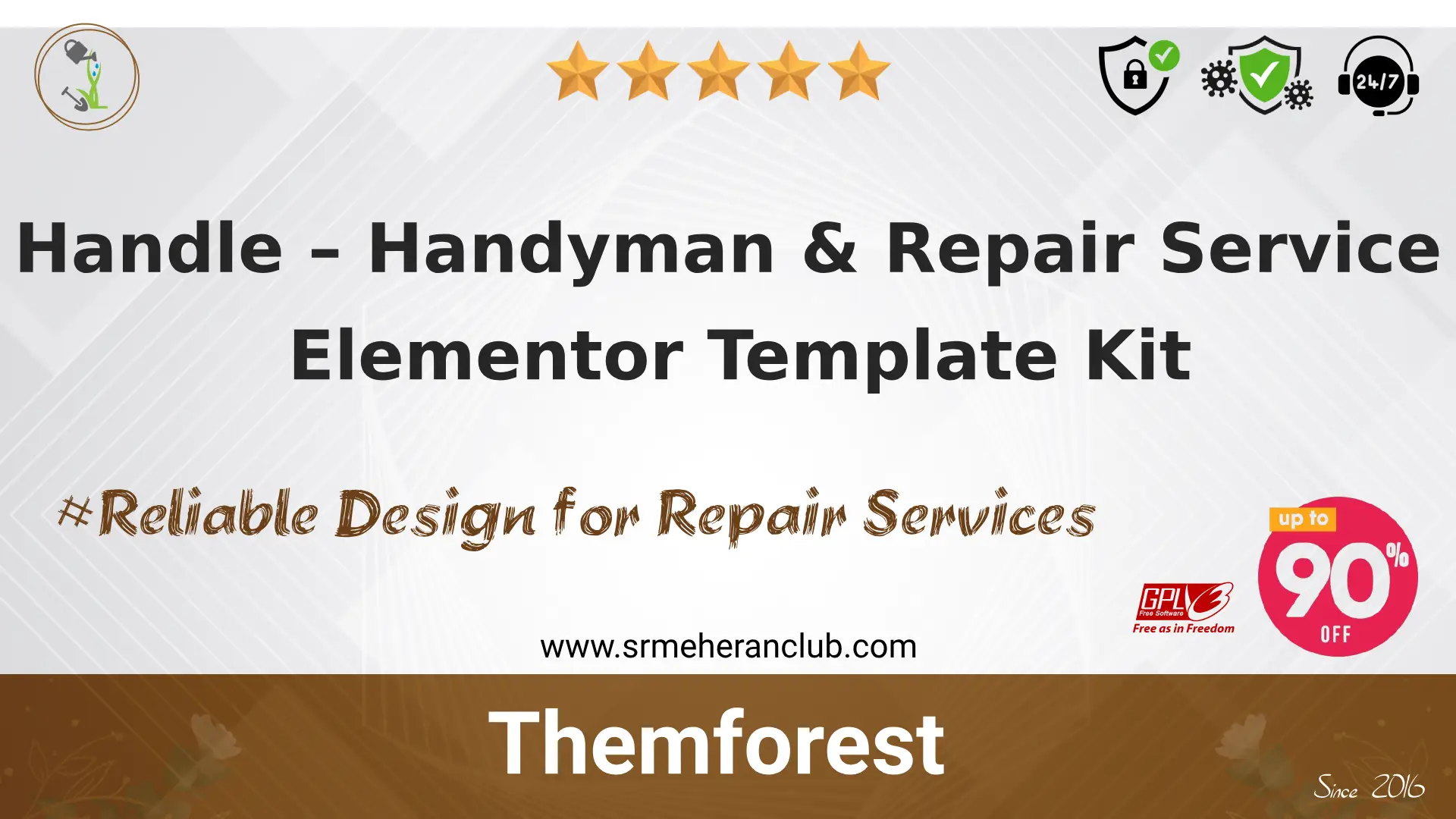 Handle – Handyman & Repair Service Elementor Template Kit