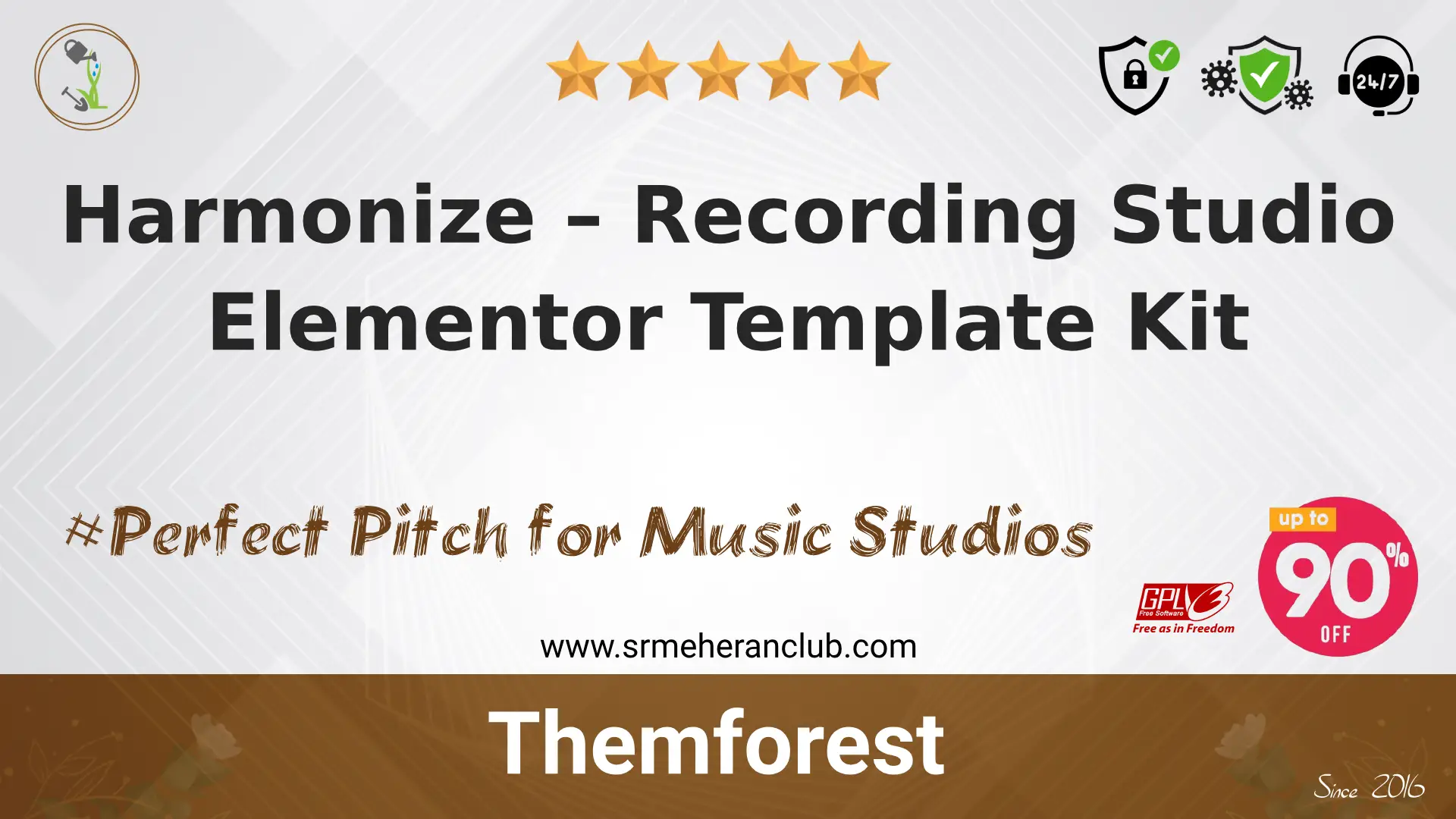 Harmonize – Recording Studio Elementor Template Kit