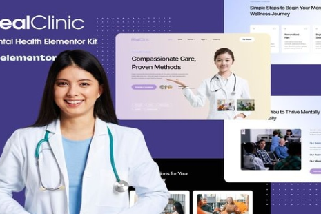 Product Image - HealClinic – Health Care Center Elementor Kit Template Product Image - HealClinic – Health Care Center Elementor Kit Template