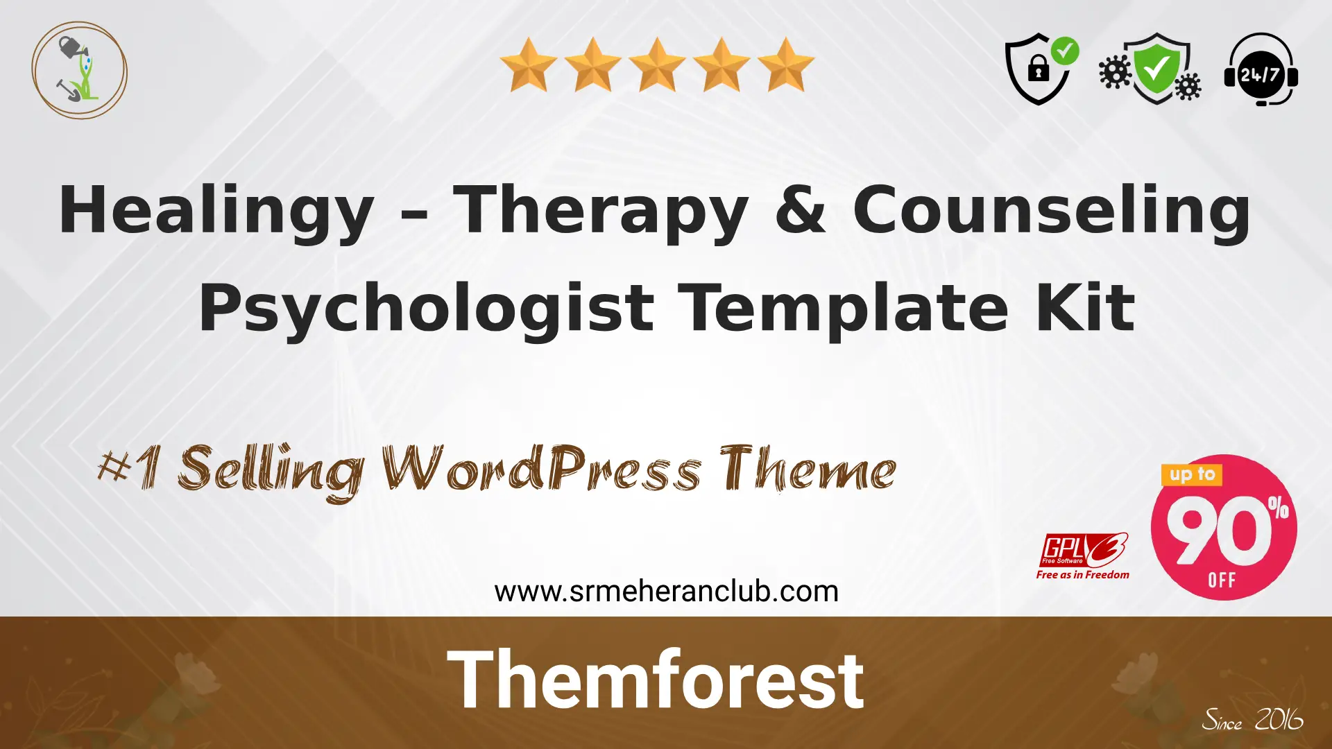 Healingy – Therapy & Counseling Psychologist Template Kit