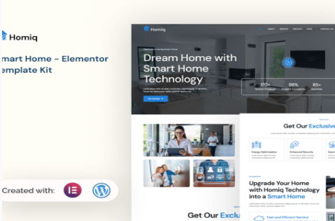 Product Image - Homiq – Smart Home Elementor Template Kit Product Image - Homiq – Smart Home Elementor Template Kit