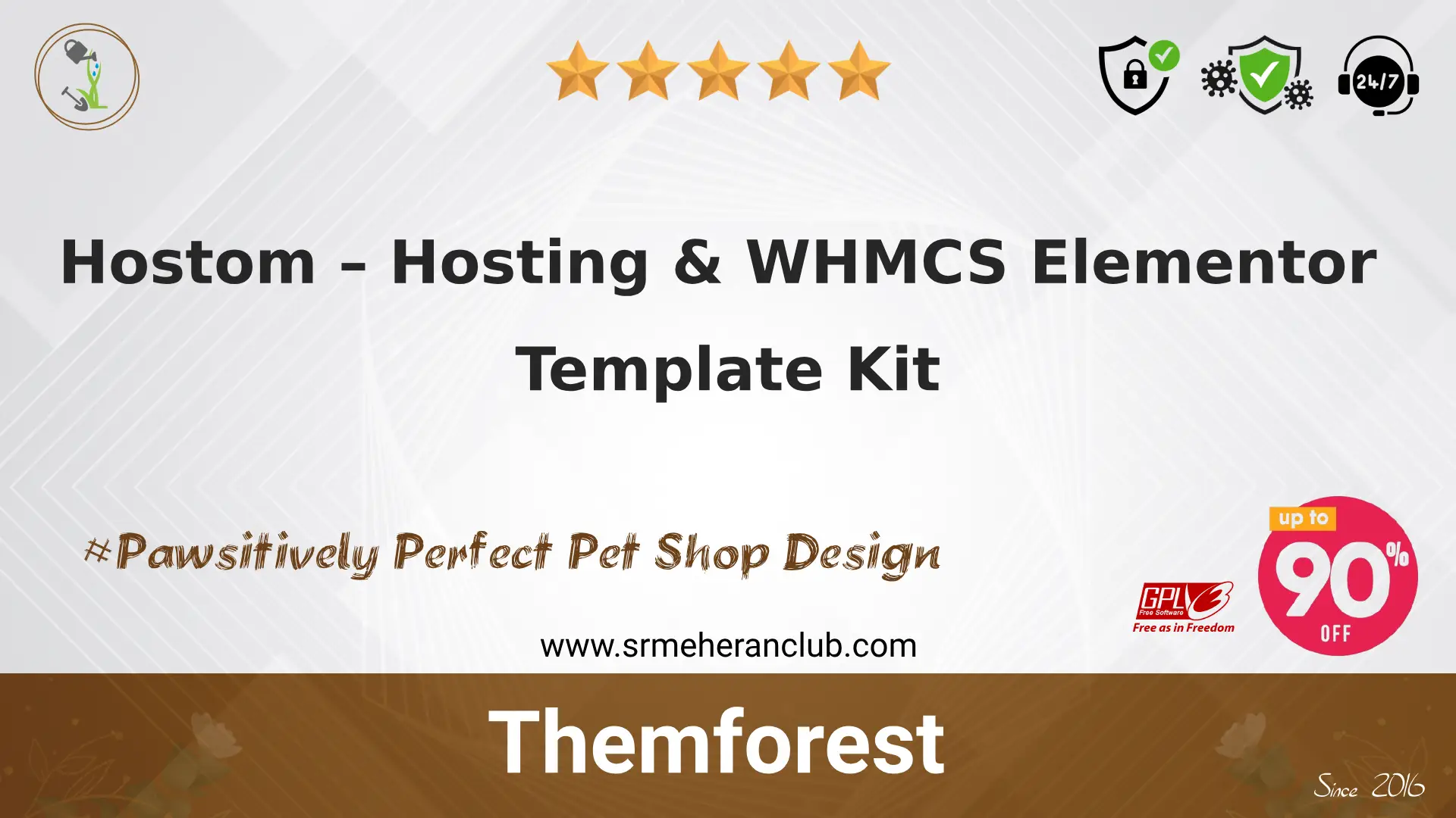 Hostom – Hosting & WHMCS Elementor Template Kit — Elementor Kit by Themeforest