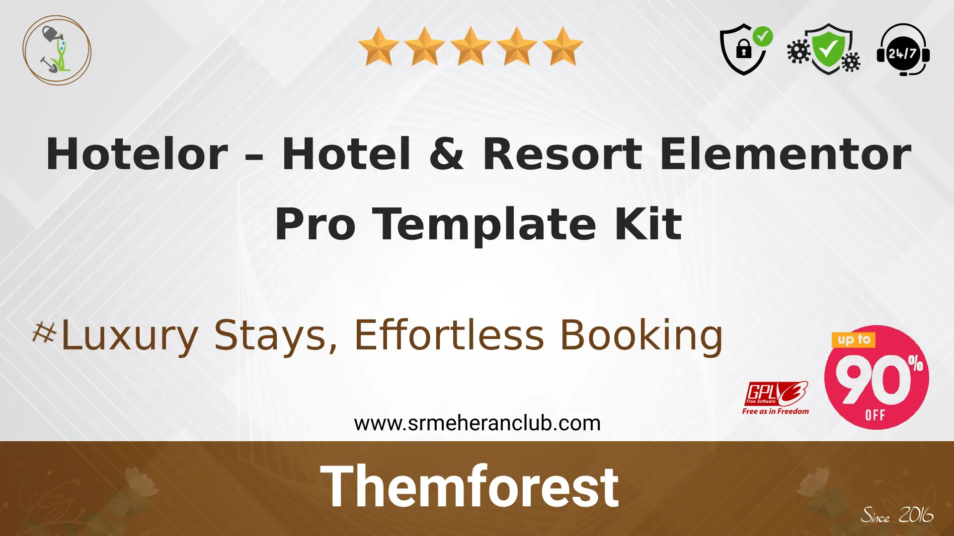 Hotelor – Hotel & Resort Elementor Pro Template Kit