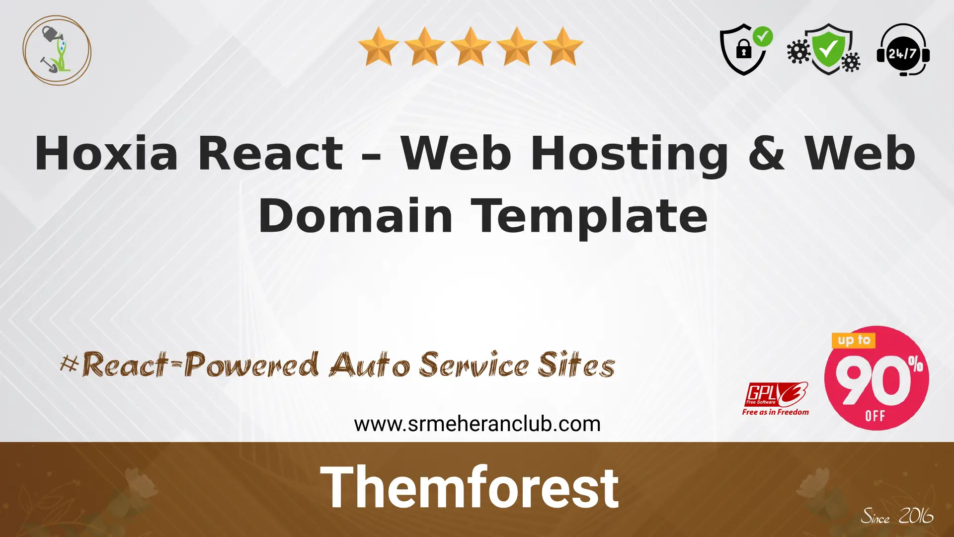 Hoxia React – Web Hosting & Web Domain Template — Template by Themeforest