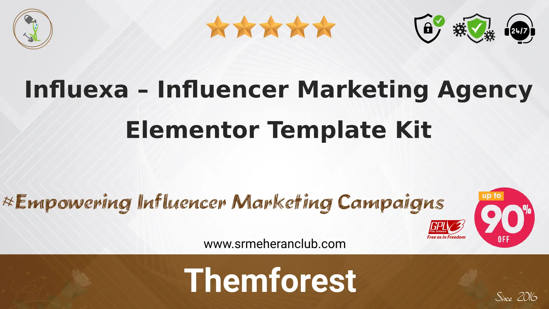 Influexa – Influencer Marketing Agency Elementor Template Kit