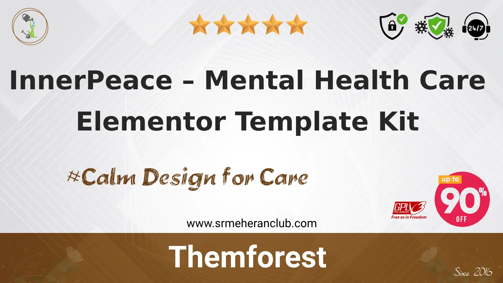 InnerPeace – Mental Health Care Elementor Template Kit