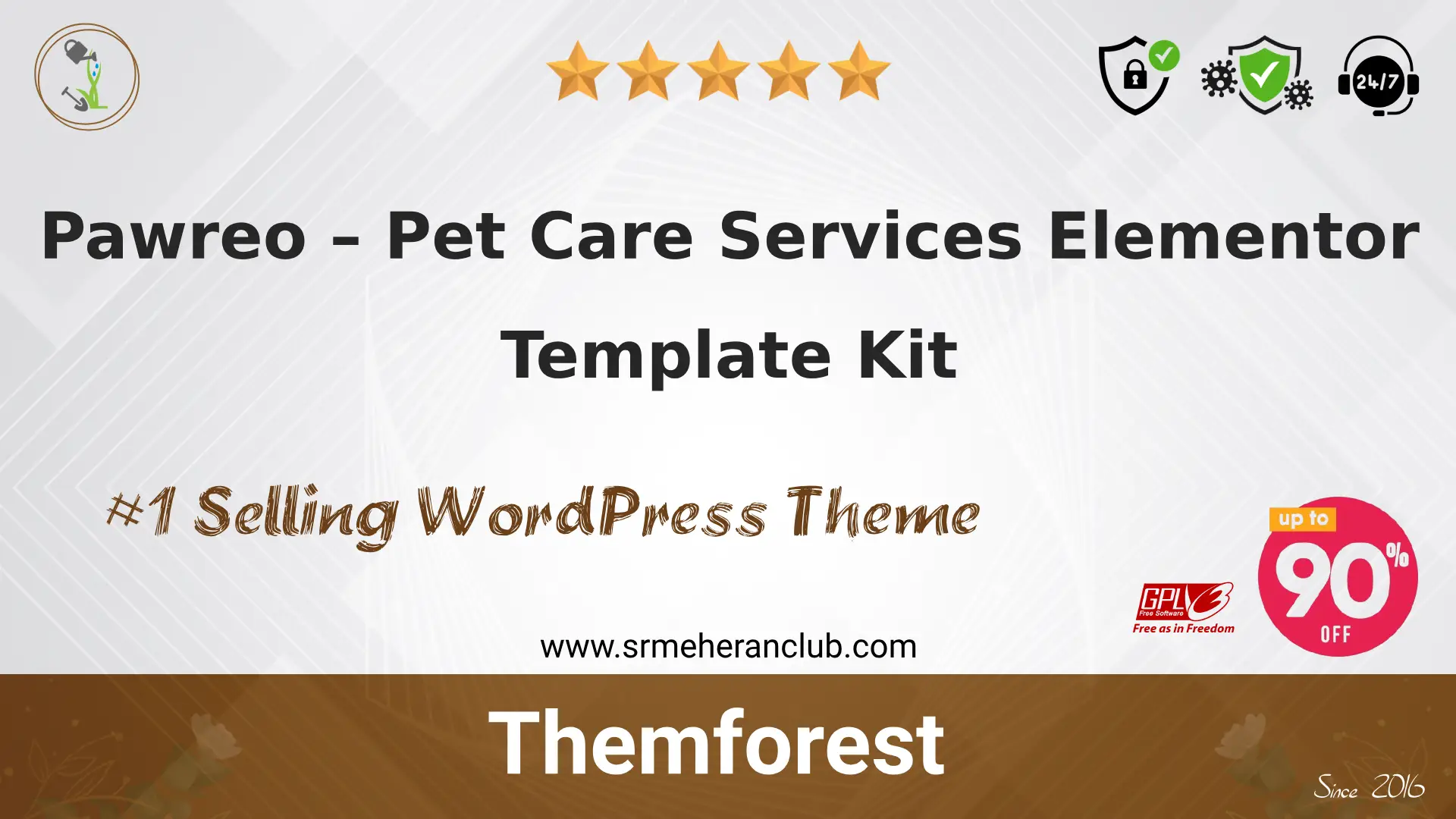 Pawreo – Pet Care Services Elementor Template Kit