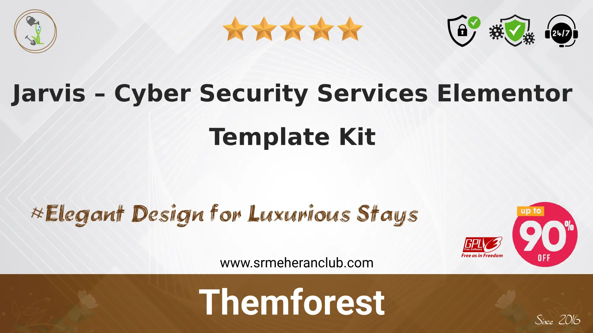Jarvis – Cyber Security Services Elementor Template Kit