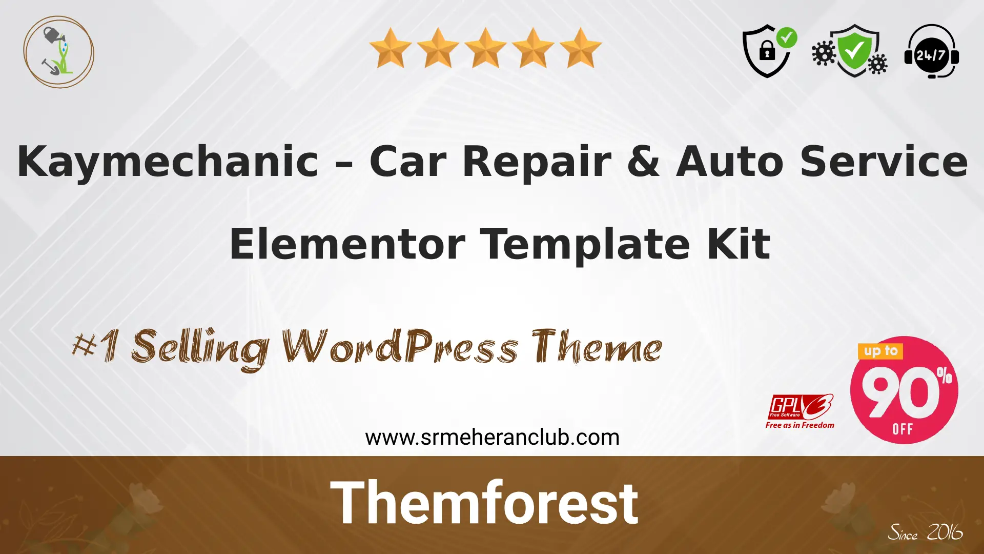Kaymechanic – Car Repair & Auto Service Elementor Template Kit1.0