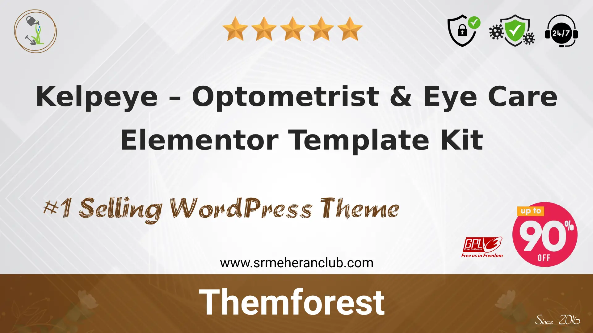 Kelpeye – Optometrist & Eye Care Elementor Template Kit