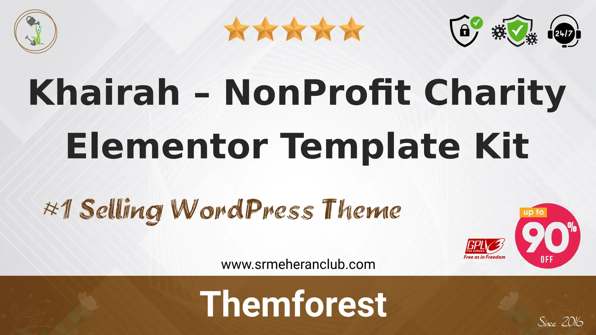 Khairah – NonProfit Charity Elementor Template Kit