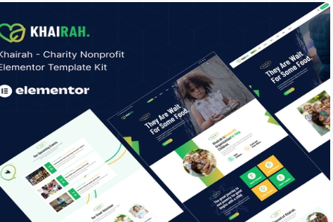 Khairah – NonProfit Charity Elementor Template Kit
