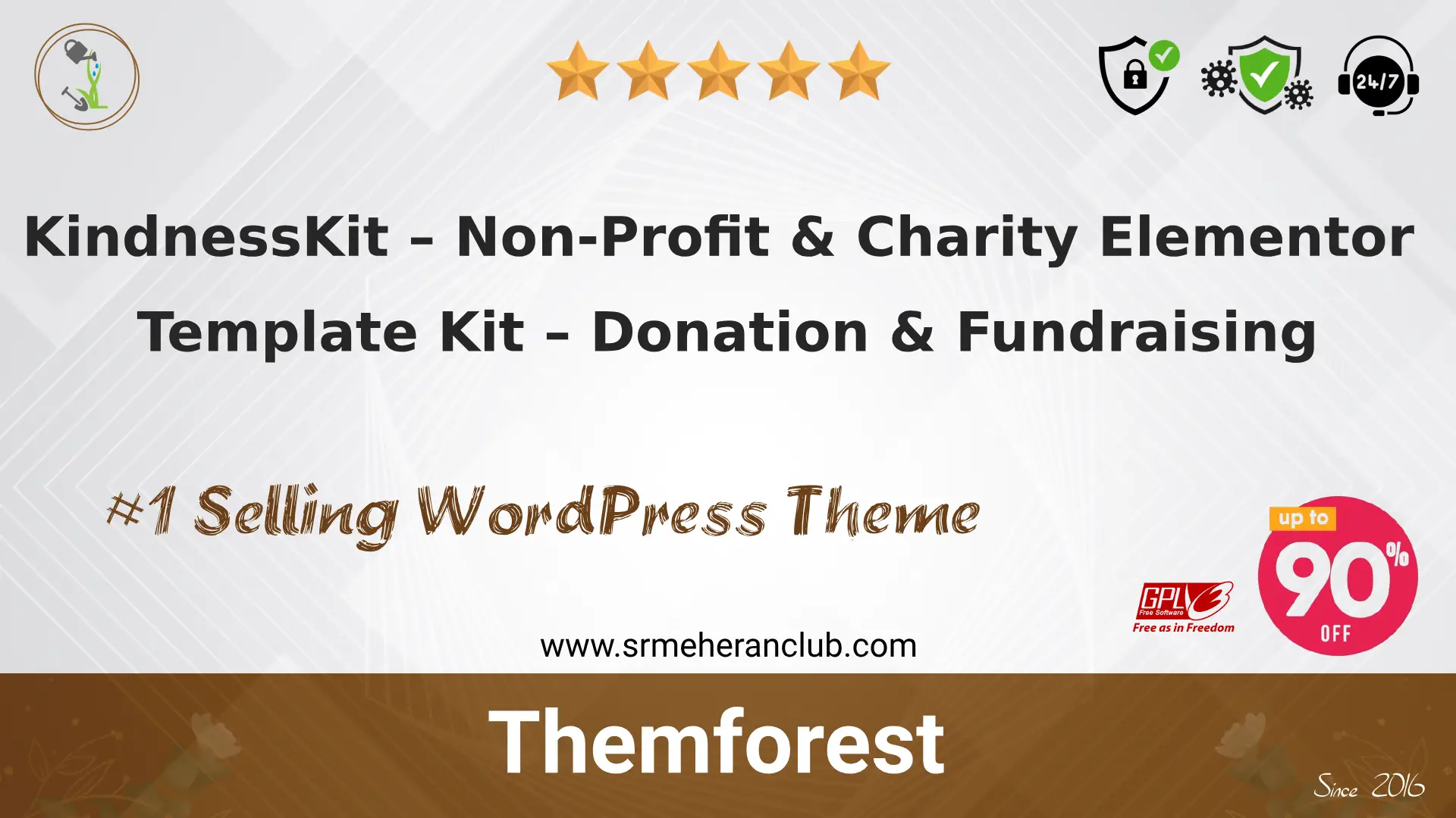 KindnessKit – Non-Profit & Charity Elementor Template Kit – Donation & Fundraising