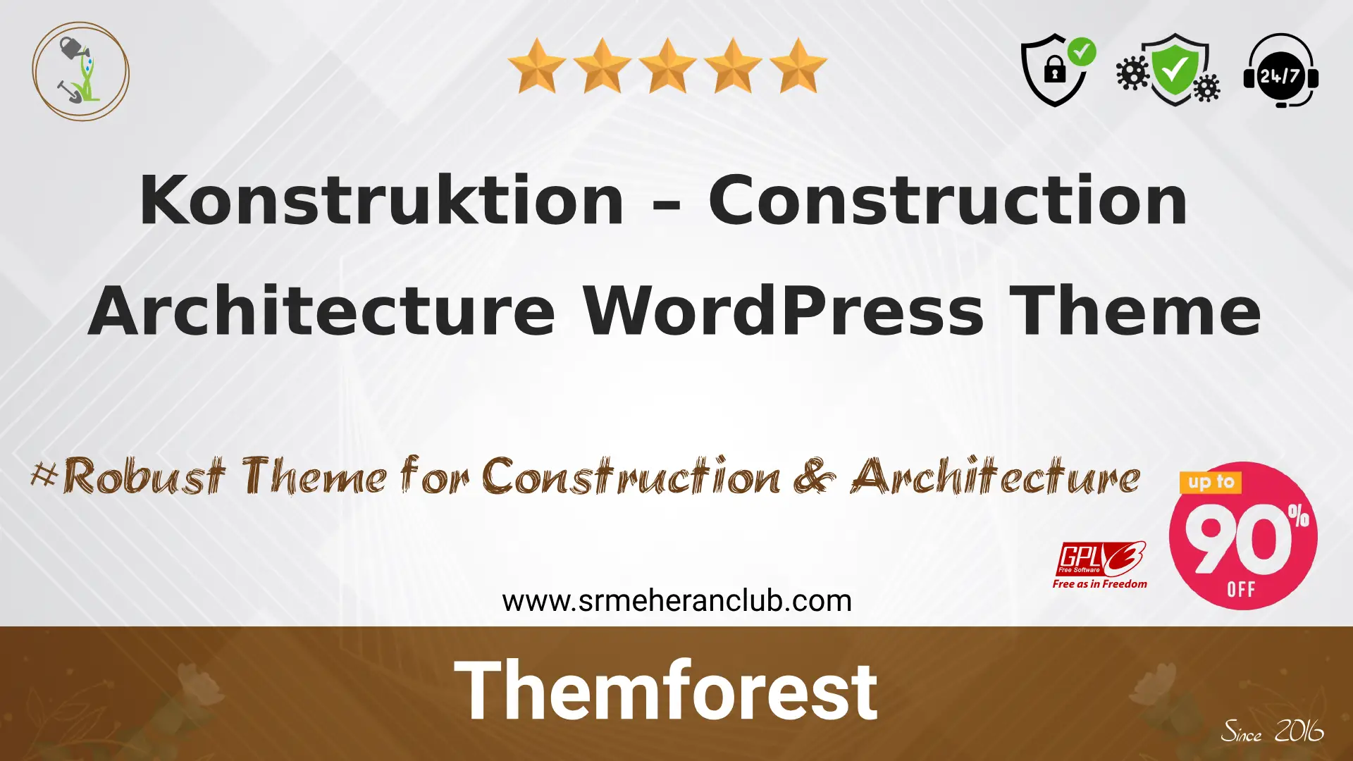 Konstruktion – Construction Architecture WordPress Theme — Theme by Themeforest