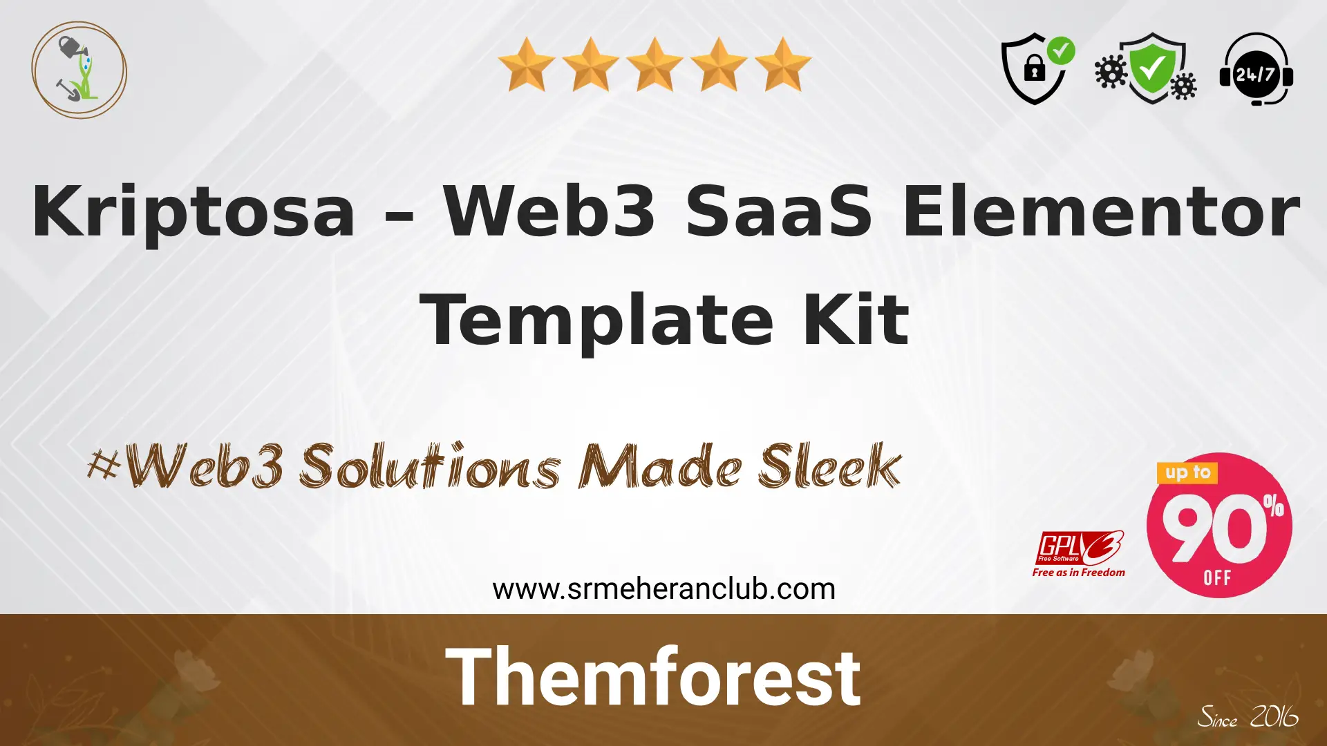 Kriptosa – Web3 SaaS Elementor Template Kit — Elementor Kit by Themeforest