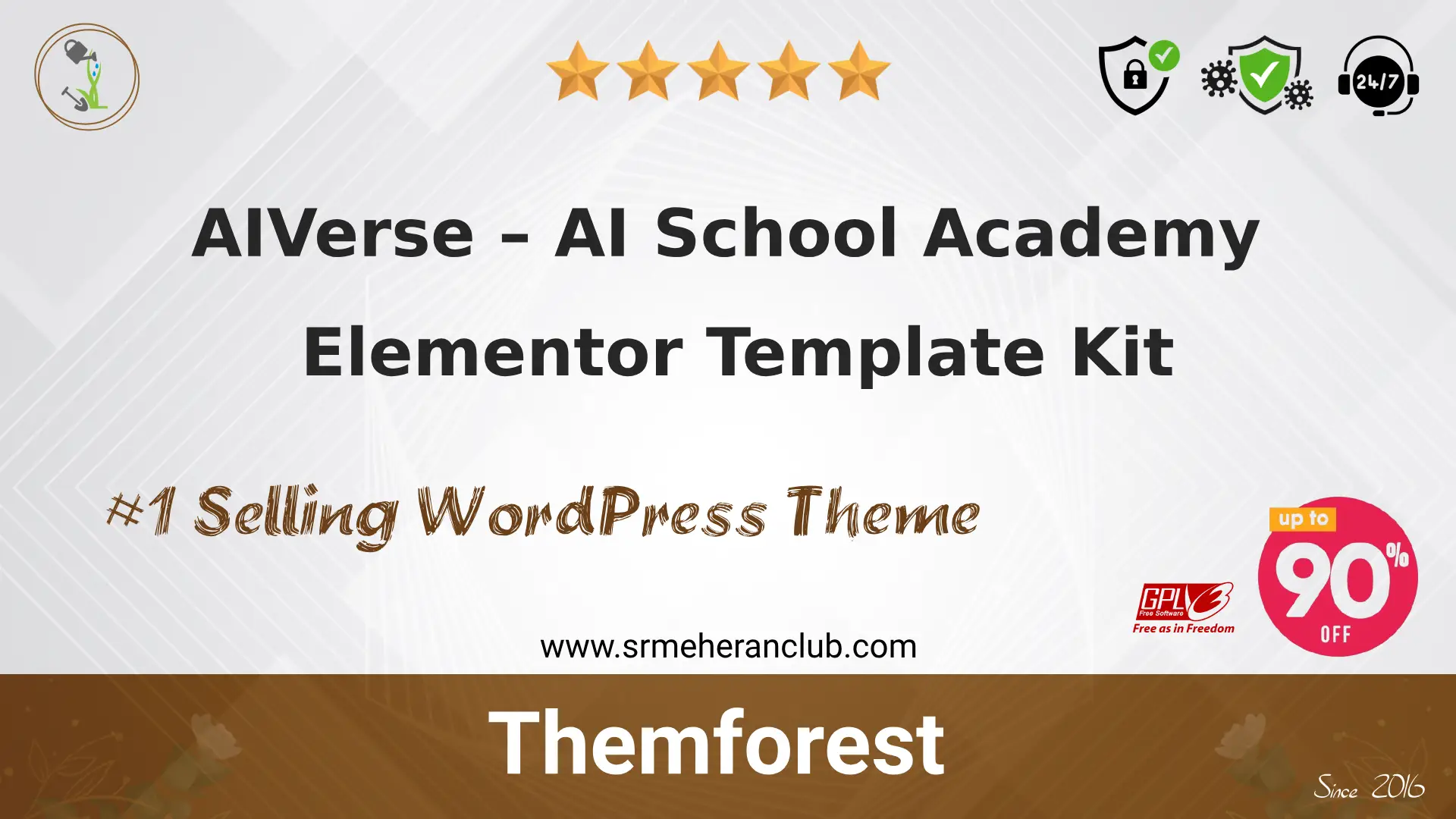 AIVerse – AI School Academy Elementor Template Kit