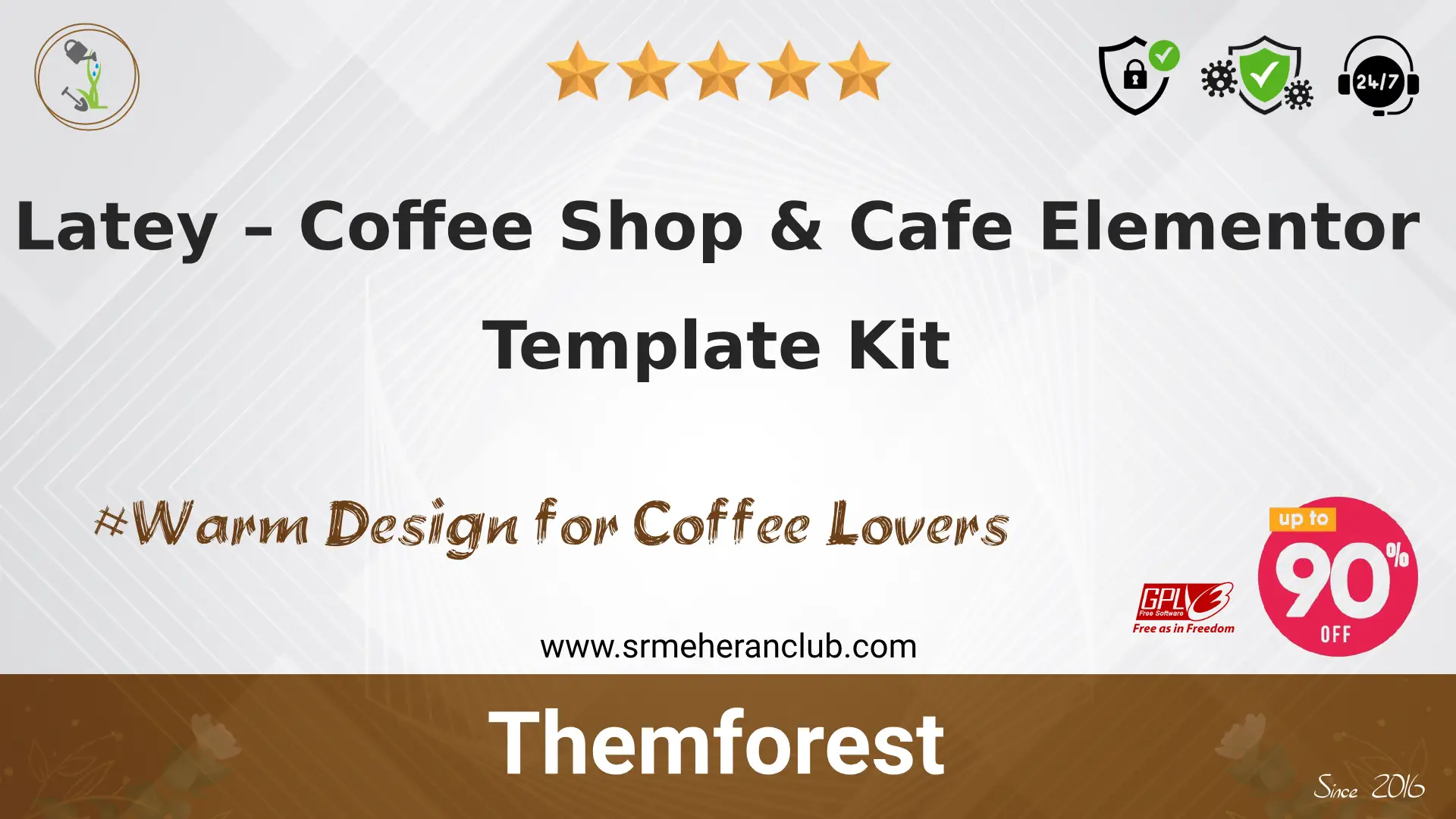 Latey – Coffee Shop & Cafe Elementor Template Kit