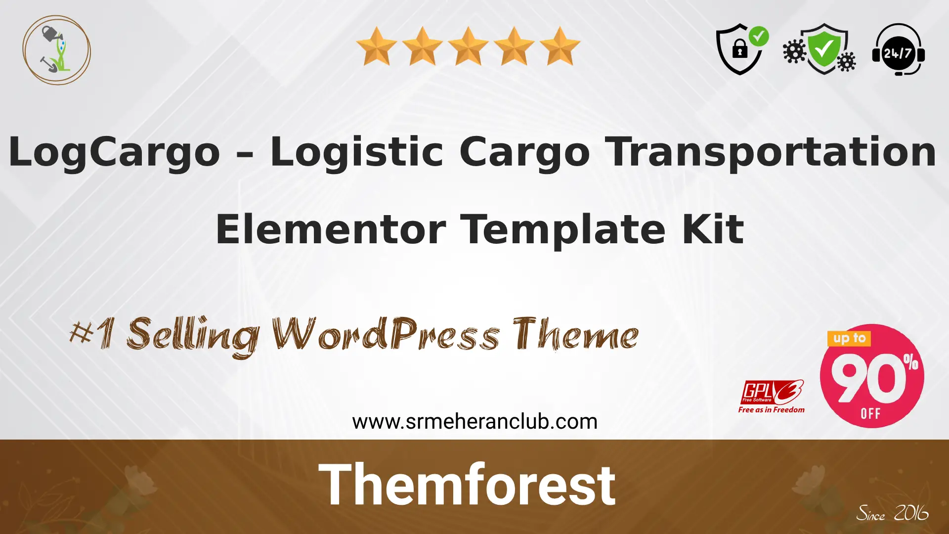 LogCargo – Logistic Cargo Transportation Elementor Template Kit1.0