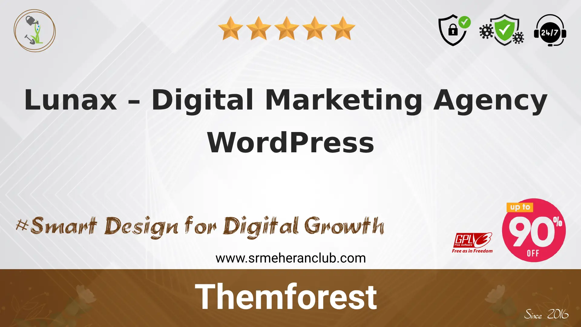 Lunax – Digital Marketing Agency WordPress — Theme by Themeforest