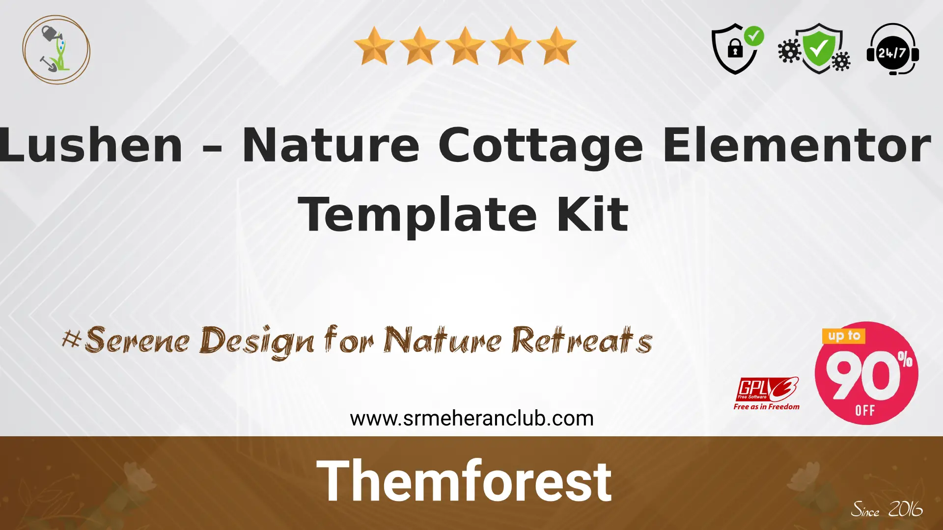 Lushen – Nature Cottage Elementor Template Kit — Elementor Kit by Themeforest