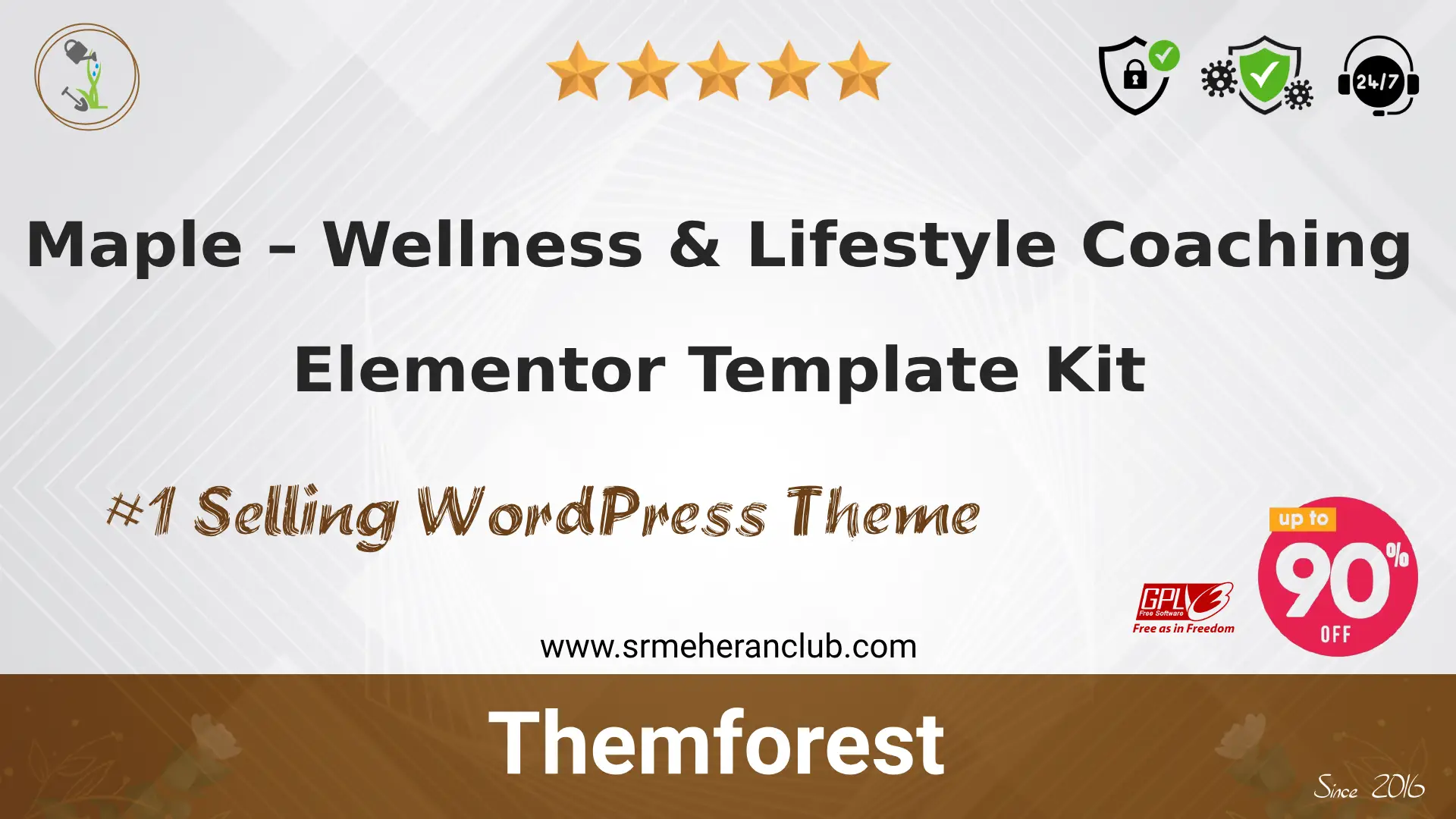 Maple – Wellness & Lifestyle Coaching Elementor Template Kit