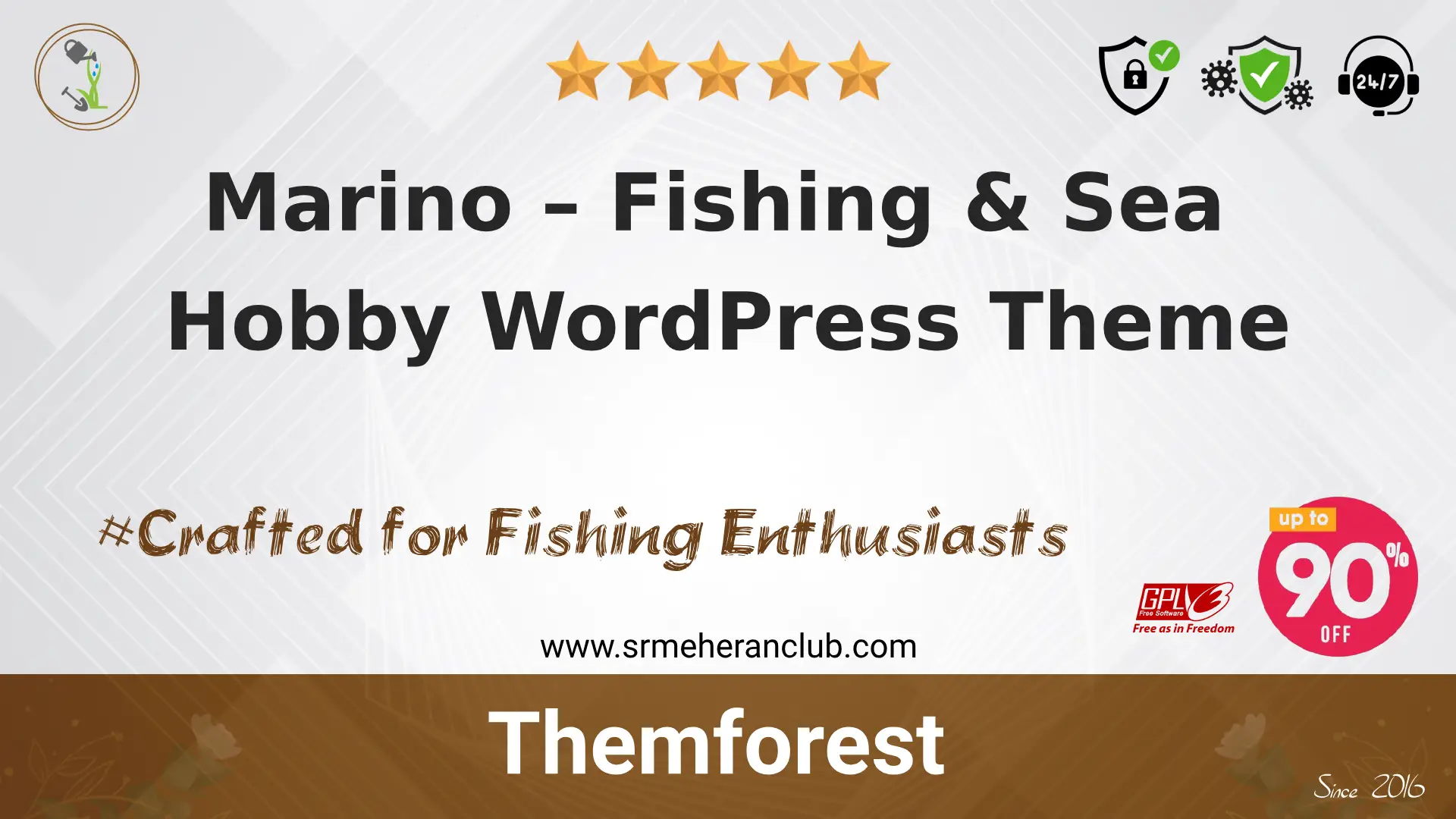 Marino – Fishing & Sea Hobby WordPress Theme