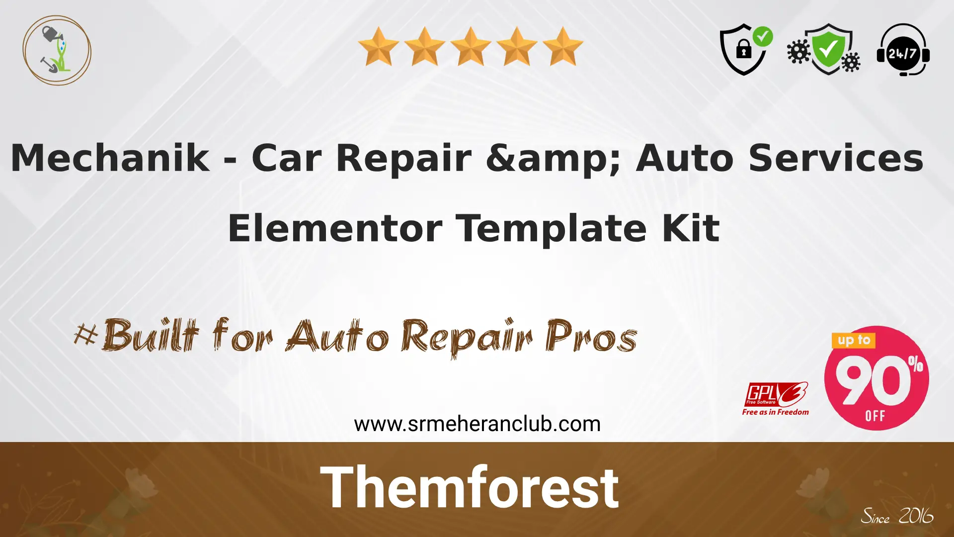 Mechanik – Car Repair & Auto Services Elementor Template Kit