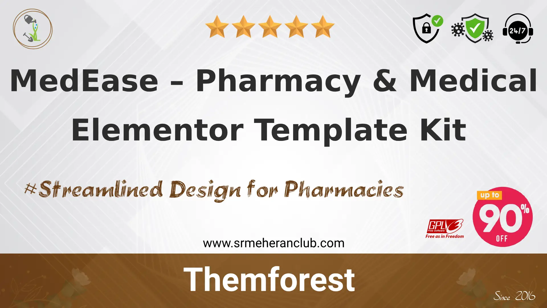 MedEase – Pharmacy & Medical Elementor Template Kit