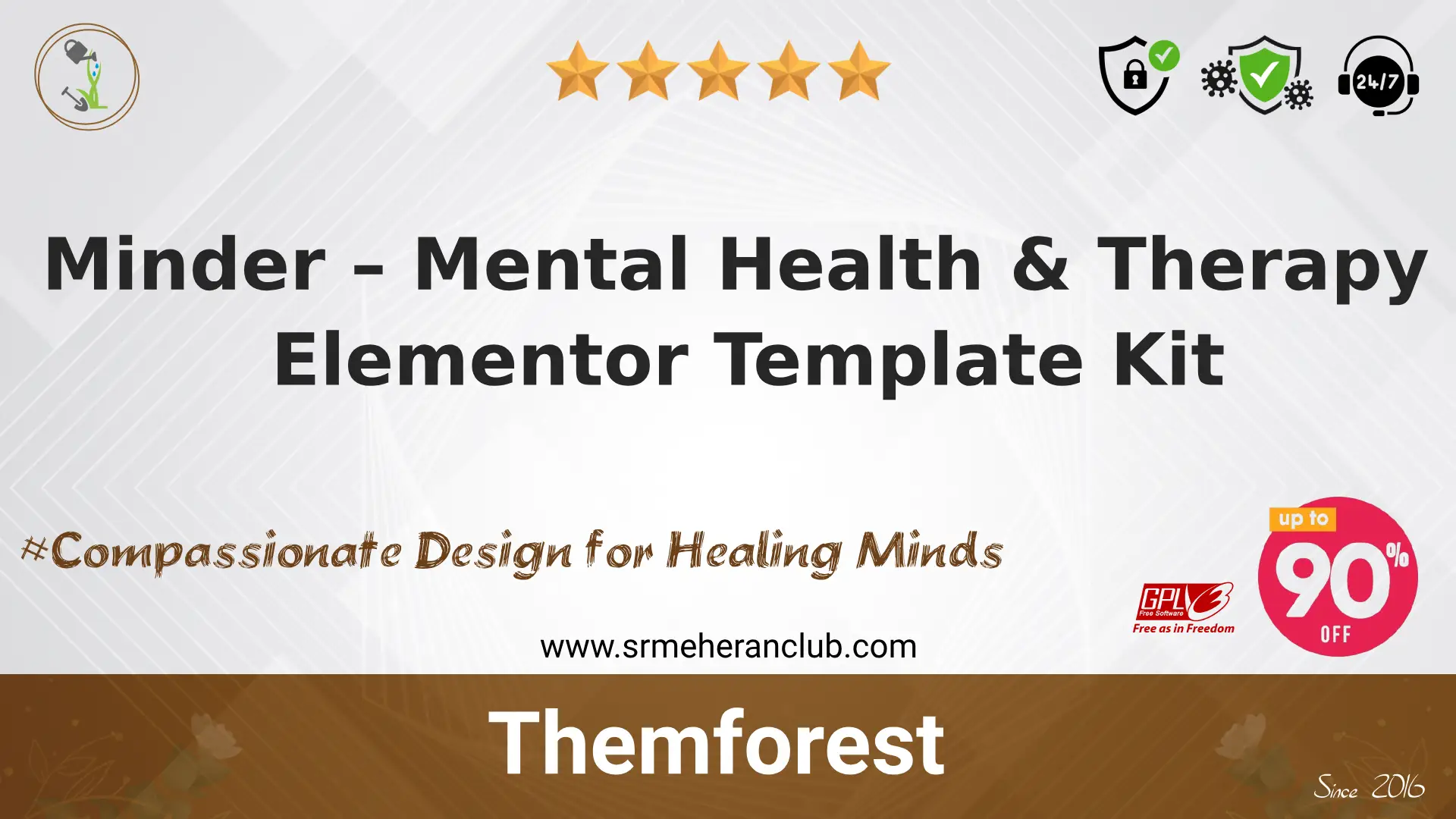 Minder – Mental Health & Therapy Elementor Template Kit