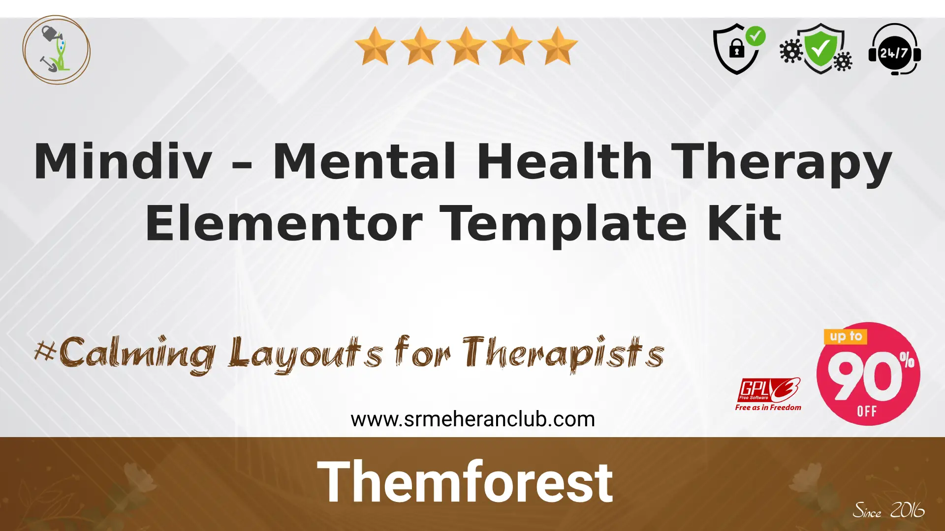 Mindiv – Mental Health Therapy Elementor Template Kit