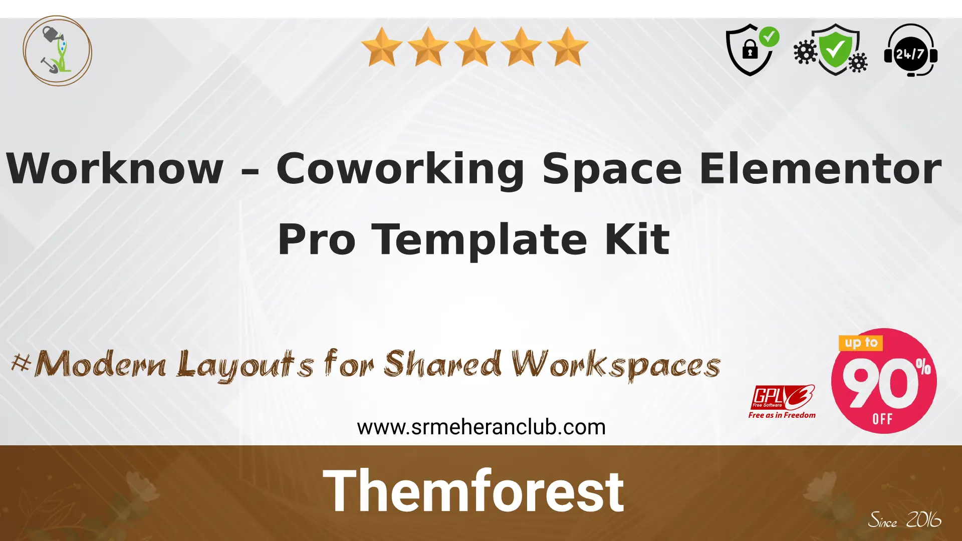 Worknow – Coworking Space Elementor Pro Template Kit