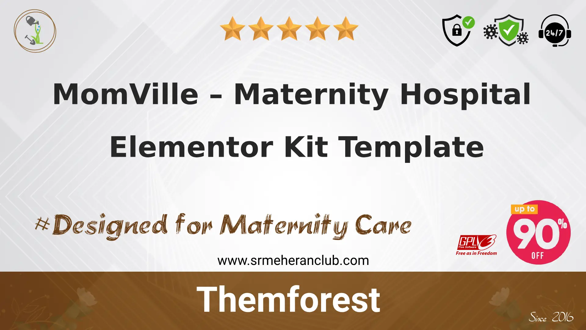 MomVille – Maternity Hospital Elementor Kit Template