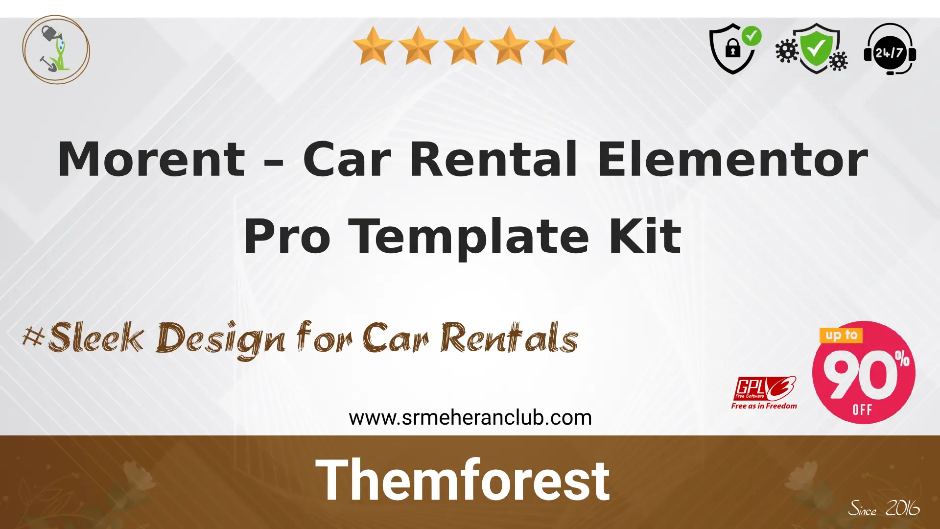 Morent – Car Rental Elementor Pro Template Kit