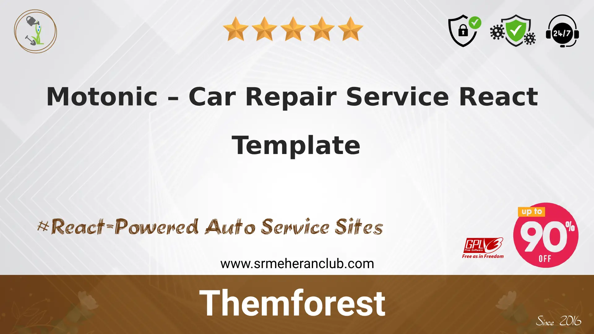 Motonic – Car Repair Service React Template