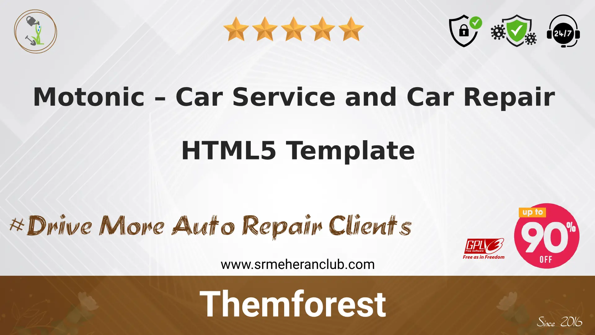 Motonic – Car Service and Car Repair HTML5 Template