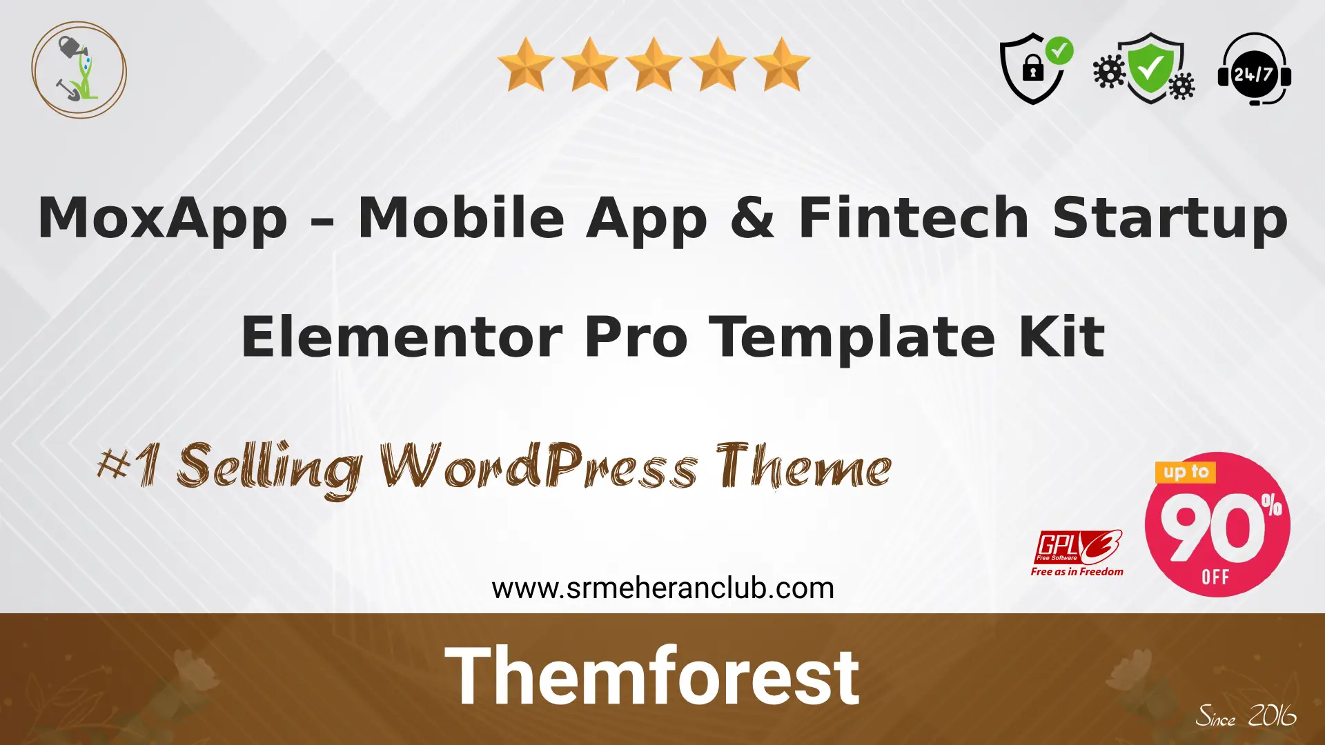 MoxApp – Mobile App & Fintech Startup Elementor Pro Template Kit — Elementor Kit by Themeforest