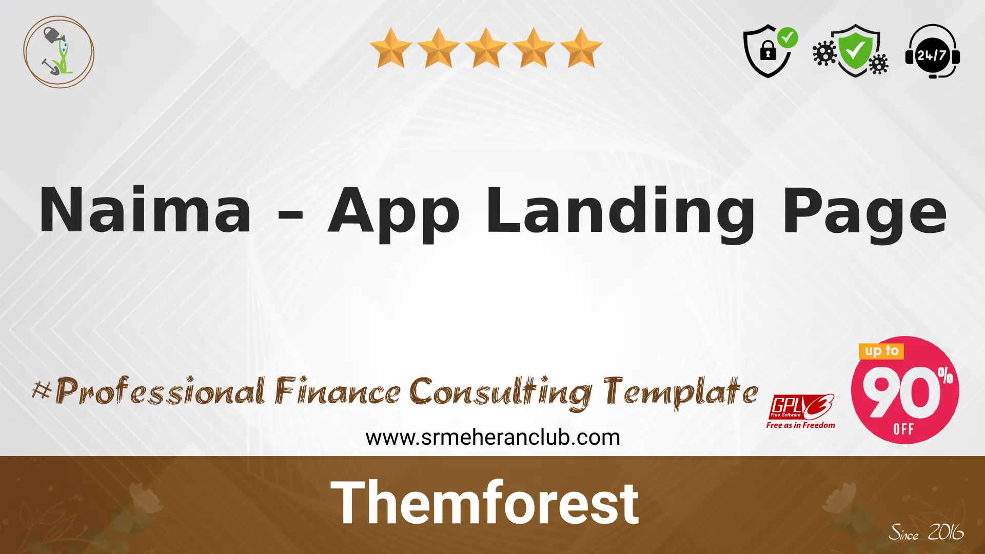 Naima – App Landing Page — Template by Themeforest