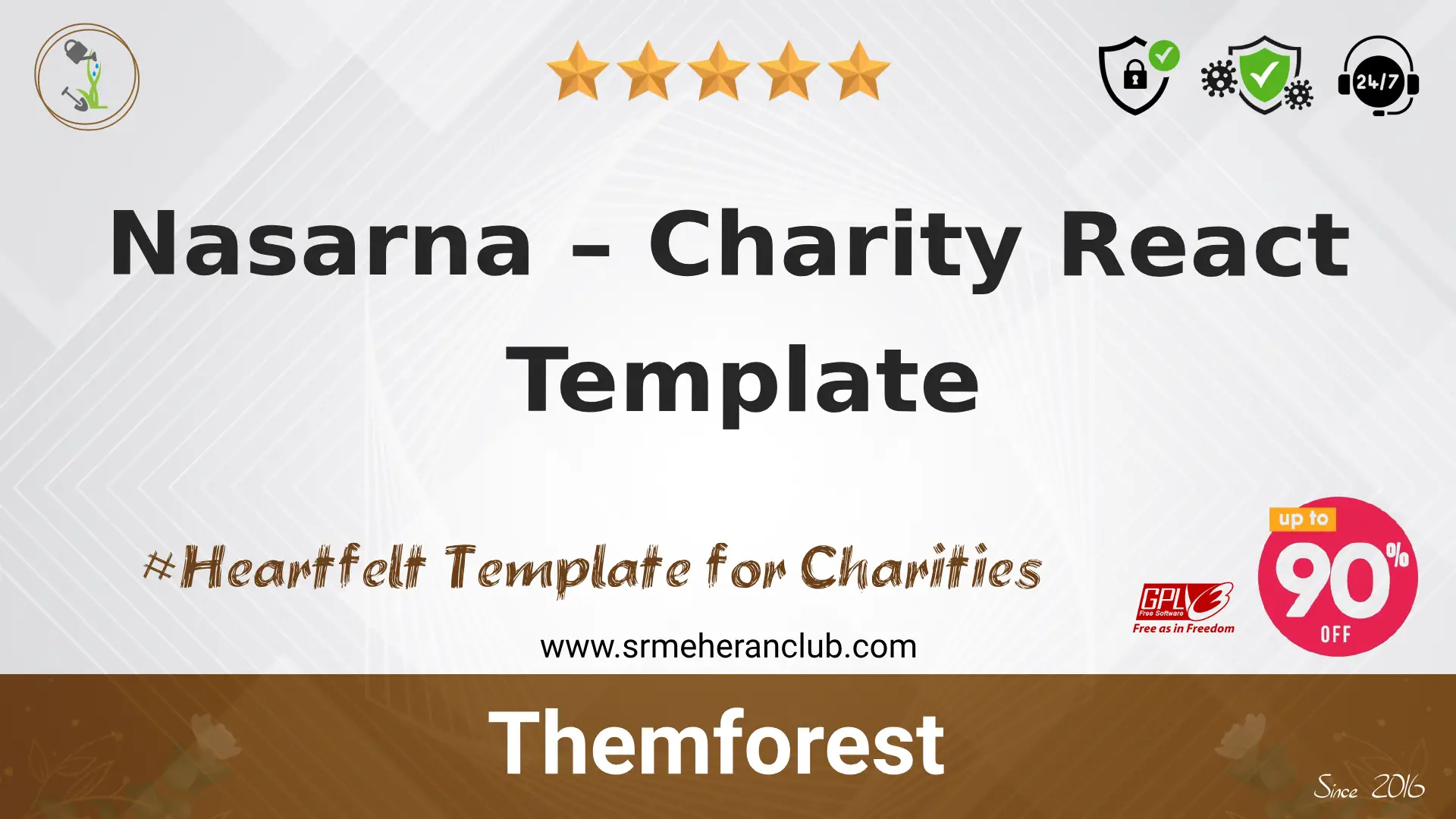 Nasarna – Charity React Template