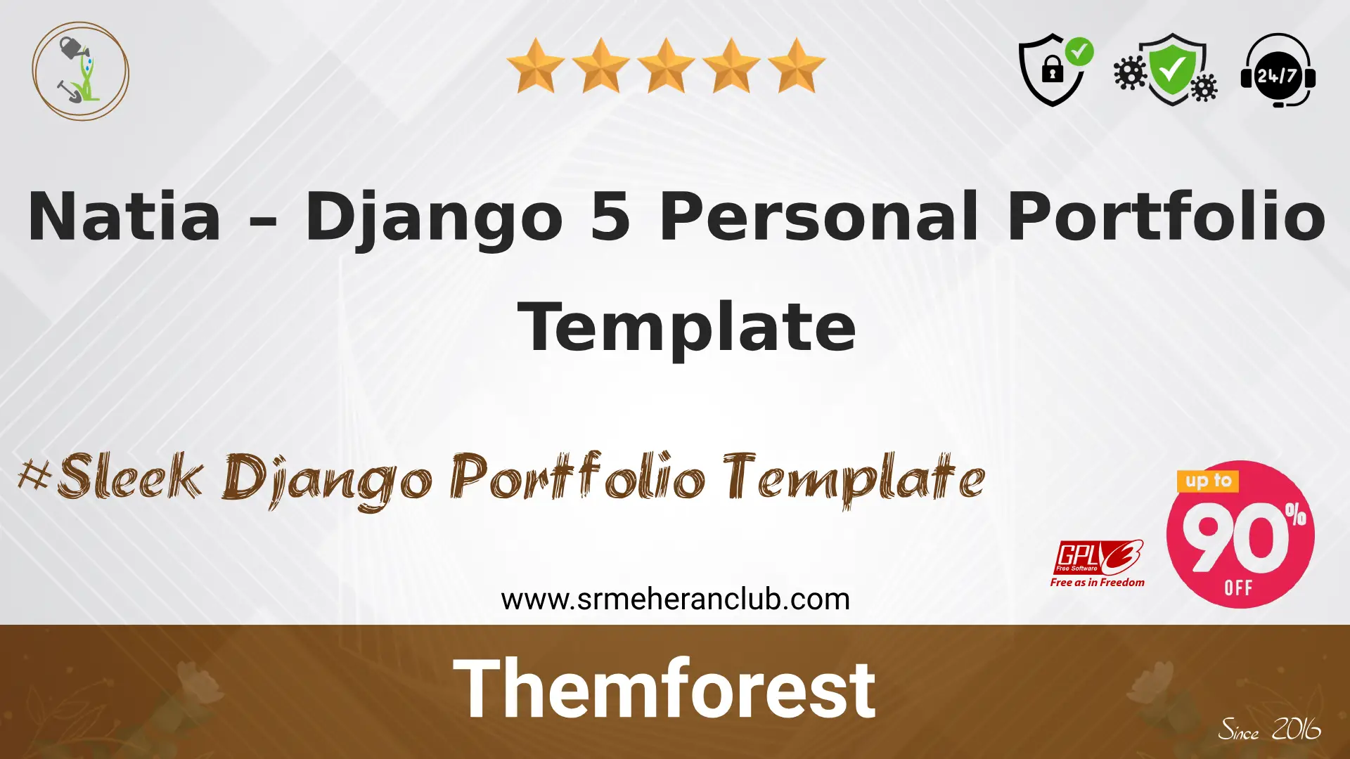 Natia – Django 5 Personal Portfolio Template