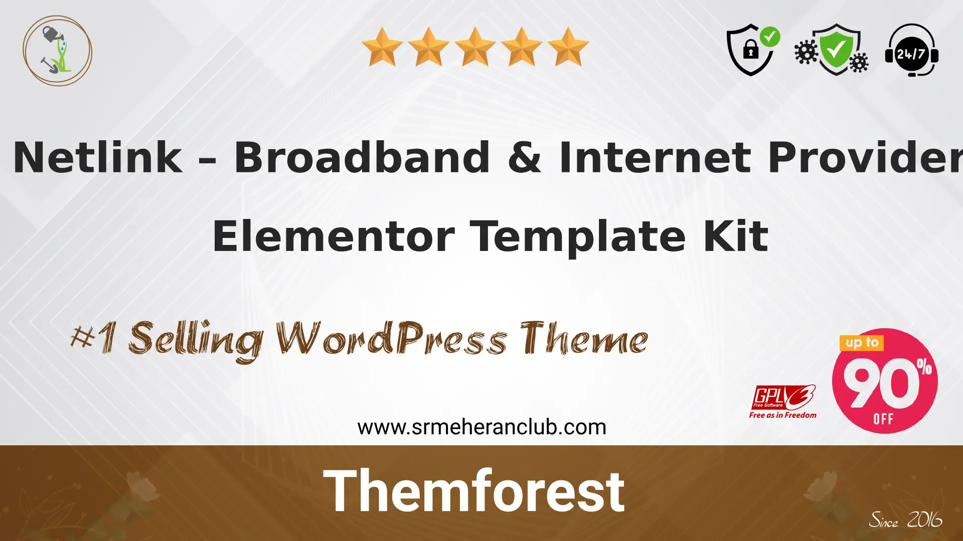 Netlink – Broadband & Internet Provider Elementor Template Kit