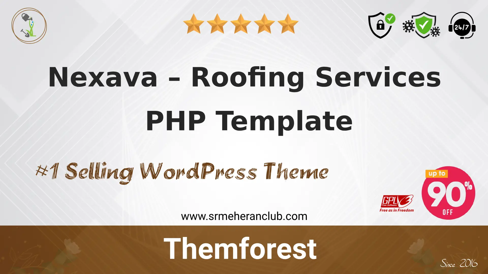 Nexava – Roofing Services PHP Template