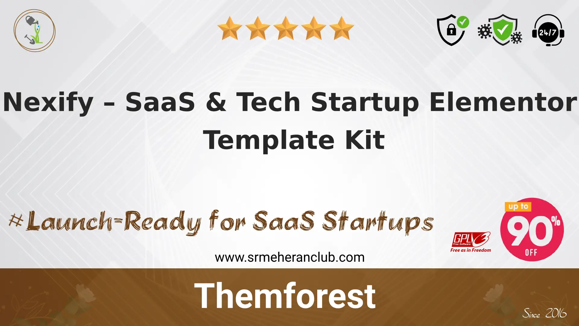 Nexify – SaaS & Tech Startup Elementor Template Kit — Elementor Kit by Themeforest